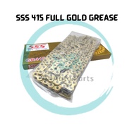 415 RANTAI EMAS SSS 415 CHAIN FULL GOLD SSS 415 RACING CHAIN HEAVY DUTY SSS 415 RANTAI MOTOR HEAVYDU