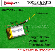 3.7V Lipo Rechargeable Battery for Al-Quran Digital Pen My Qalam 602030/652030/702040/602035 300mah/