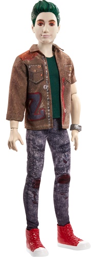 Mattel Disney’s Zombies 2, Zed Necrodopolis Zombie Doll (~12-inch) wearing Zombie Grunge Outfit and 