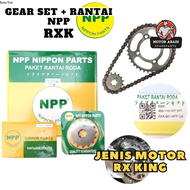 RXK-601-NPP CK ORIGINAL Gear Set Depan Belakang Rantai Gir Paket Rantai Roda Chain Kit YMH RXK RX KI