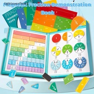 [Lightoverflow] Magnetic Fraction Demonstration Book, Magnetic Fraction Book For Kids, Magnetic Frac