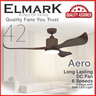 Ceiling Fan Elmark Aero 42 inch International Brand Taiwan Made