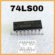 IC 74LS00 Quad NAND Gate Logic TTL 7400 SN74LS00 SN74LS00N