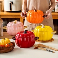 Unilever Ceramic Pumpkin Oven Pot With Lid NOT FOR SALE