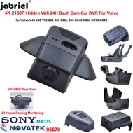 4K Car DVR Dash Cam Camera Driving Recorder 24H for Volvo V40 V60 V90 for Volvo XC40 XC60 XC70 XC90 for Volvo S60 S80 S8