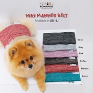POMAPOO - Cat Manner Belt and Dog Manner Belt Niki Manner Belt