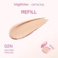 【BCD】【New launch】GLAD2GLOW PERFECT COVER CUSHION 11g+CUSHION REFILL แกทูโกลว์ เพอร์เฟค คัฟเวอร์ คุชช
