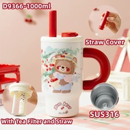 แบรนดแท้ diller 1000 ml  ของแท้ 💯 พร้อมกล่อง  แก้วเก็บความเย็นสุด Cuteeee! 🥰🍎       น้องเป็นแก้วเก็บ