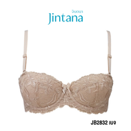 Jintana เสื้อชั้นใน (เสริมโครง) รุ่น Basic Bra รหัส JB2832 สีเบจ