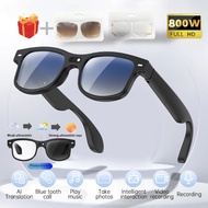 Fashion Sunglasses Cycling Smart Glasses Sports Drive Blue Tooth Call Glasses 8MP Camera Real-Time T