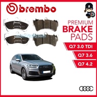 BREMBO HP2000 Front Brake Pads (1 set) - AUDI Q7 3.0 TDI | Q7 3.6 | Q7 4.2