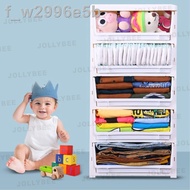 ㍿✘✠[NEW] Jollybee 5-Tier Baby Clothes Plastic Storage Drawer Rak Laci Pakaian Baju Bayi Almari Cabinet Plastik Toy Box