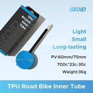 Ultralight Bike Inner Tube 700C 23-30C Road Bicycle TPU Tire 60 75mm Length Presta Valve