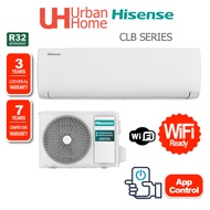 Hisense AirCond R32 Inverter Air Conditioner CLB Series ( 1.0 - 2.5 HP ) AS09E3CLB / AS12E3CLB / AS1