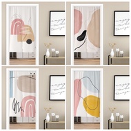 Custom Door Curtain Nordic Doorway Curtain for Kitchen Bedroom Partition Curtain Long Half Height Door Curtain JapaCL129