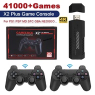 X2 Plus Gd10 Pro 4k Game Stick 3d Hd Retro Video Game Console Wireless Controller Tv 50 Emulator For