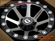 แม็กใหม่ Lenso Grunt 6รู139 สีดำหน้าเงา ขอบ 17นิ้ว (4 วง)