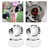 [deevoka] Skateboard Wheels Set, 4 Pcs High Strength Skateboard Wheels 52mm Skateboard Wheels Replac