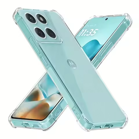 Transparent Phone Case for Motorola Edge 60 Pro 5G Edge60 Fusion Soft Silicone Clear Back Cover for