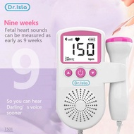 Dr.Isla Dopler Baby Heartbeat Fetal Doppler 3.0Mhz Fetal Doppler Baby Fetal Heart Detection Tool T5 