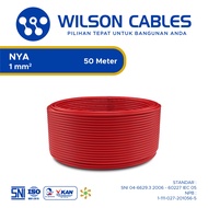 Kabel NYA 1 mm2 50 Meter - Kabel Listrik Tembaga Wilson Cables