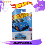 Hot Wheels Fiat 500e Tampo 5 Compact Kings Lightbiru