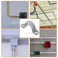 【VVL】-PVC Pipe with Double Hole Plastic Conduit with Pipe Clamp Conduit Clamp U PVC Clip 2 Hole (50