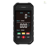 (Docooler)ET925PRO Handheld Portable Electromagnetic Radiation Tester Large LCD Display Electric Fie