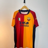 AS Roma Home Jersey 2001–2002 Totti 10 – Size L
