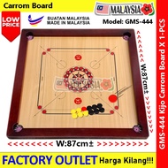 【Free Gift】 Carrom Board GMS-444 Papan Carrom Papan Kayu Carrom Wood Carrom Board Carrom Board Profe