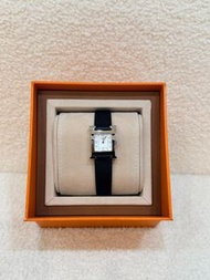 門市現貨Hermes Heure H手錶 25mm 黑銀