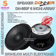 SPEAKER DONNER DN 650F LOW MID MIDDLE 6 INCH 300W ARRAY