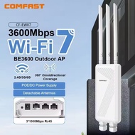 Comfast WiFi7 BE3600 Outdoor Wireless AP 2.4&5.8GHz WiFi Access Point 360° WiFi Omnidirectional Cove