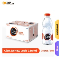 Cleo Air Mineral 330 ml x 24 Botol (1 Dus) - Pure Water by Tanobel Food