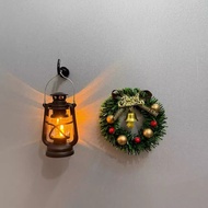 【Shipment Within 24 Hours‌】 Christmas Bell Fridge Magnet Vintage Glowing Kerosene Lamp Magnet Creati