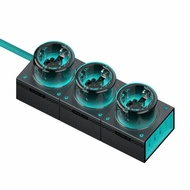 Trạm Sạc / Ổ Điện Genki Moonbase GaN 240W – Hub 7-in-1 4 USB-C và 3 Ổ Tiện Lợi Cổng US/EU Hoạt Động