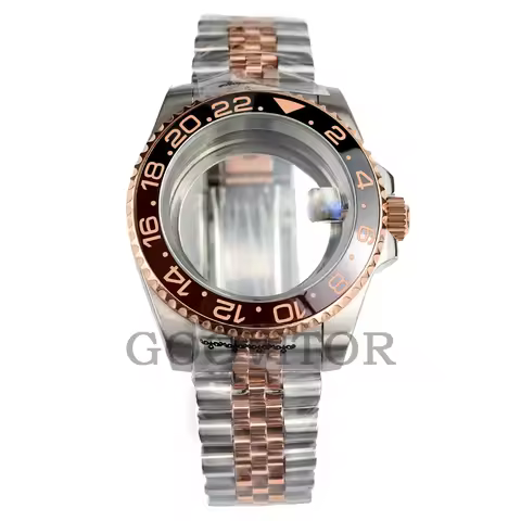 Watch Case 40mm Stainless Steel Fit Seiko NH34 NH35 NH36 NH38 Movement SUB GMT YACHT-MASTER Case Wat