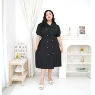 HYUNA JUMBO DRESS LD 125-130CM (FREE BUCKLE) LATEST JUMBO DRESS JUMBO DRESS Wanita