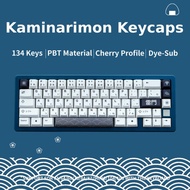 [SG Local Stock] Kaminarimon (Thundergate) BOW Keycaps | 134 Keys | GMK Cherry Profile | PBT Dye-Sub | Tecware Keycap