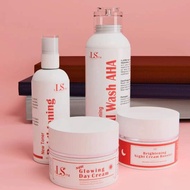 Retail LS SKINCARE NIGHT BRIGHTENING BOOSTER LS SKINCARE GLOWING DAY CREAM/FACIAL WASH LS SKINCARE