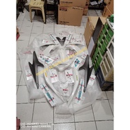 AEROX V1 ABS PEARL WHITE COMPLETE FAIRINGS SET ONLY, DECALS NOT INCLUDED YAMAHA GENUINE