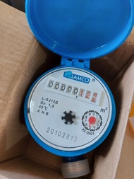Lamco Heavy Duty Water Meter 1/2 Brass Type (Submeter) / Sub meter Anti Magnetic