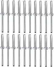AERZETIX - C48115 - Set of 20 standard blind rivets Ø5x30mm aluminium/steel - DIN 7337 A - Pop rivet