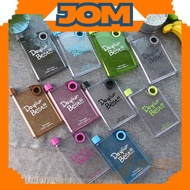 A5 Round Hole Portable Flat Water Cup Handy Cup Plastic Cup Portable Square Water Bottle Notebook Wa