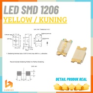 SMD LED 1206 Yellow Yellow/ smd type 1206