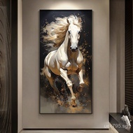 Modern Hanging Painting Entryway Light Luxury Decorative Painting Hallway Horse Picture Wall Art Hor