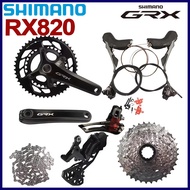 Shimano GRX RX820 2x12speed Groupset Hydraulic Disc Brakes Set For Gravel Bike Bicycle 12 Speed Set