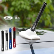 LAIFU Radio Logo 1pc Car Aluminum Alloy Amplifier Antenna Boost Signal Fm/am for Ford Kuga Fiesta Fo