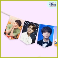 ▗ ✥ ╮ BTS Jin Bunting Birthday Banner / Custom Bunting Birthday Banner