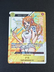 opcg 。  Card Game ， No. 0001/1200， Japanese version Nami card game 。 diy